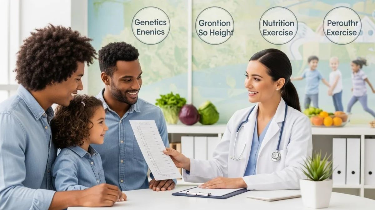 Gia đình hạnh phúc cùng con phát triển chiều cao toàn diện