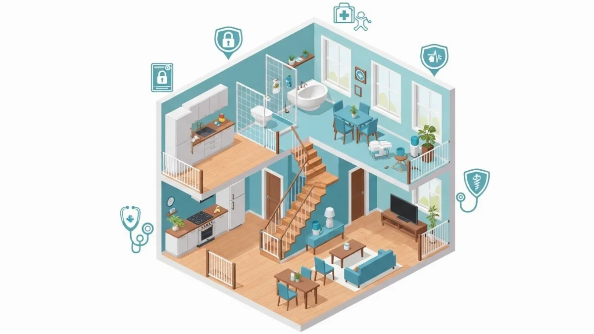 Ổ cắm điện có nắp che an toàn cho trẻ em