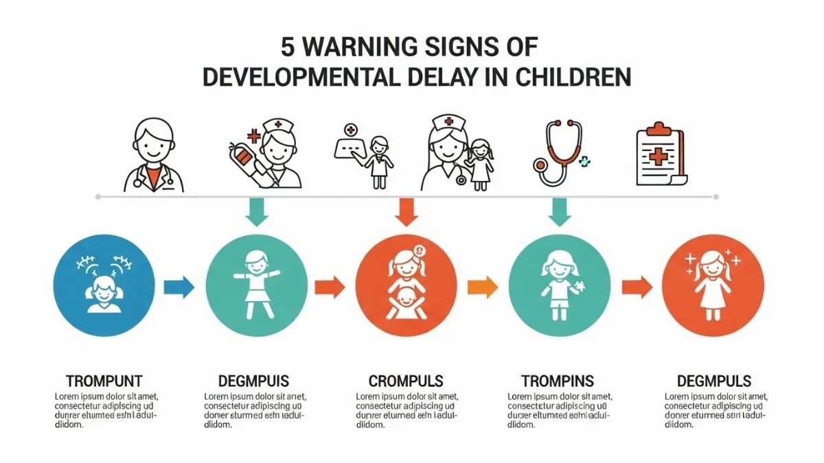 Người lớn đang hỗ trợ trẻ trong phòng khám, minh họa can thiệp sớm cho trẻ chậm phát triển.